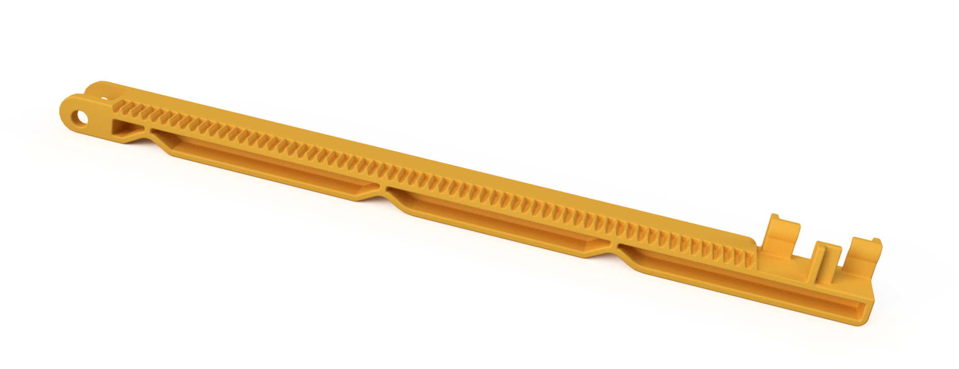 Zahnstange aus Originalmaterial für Funktionstest und Zulassung