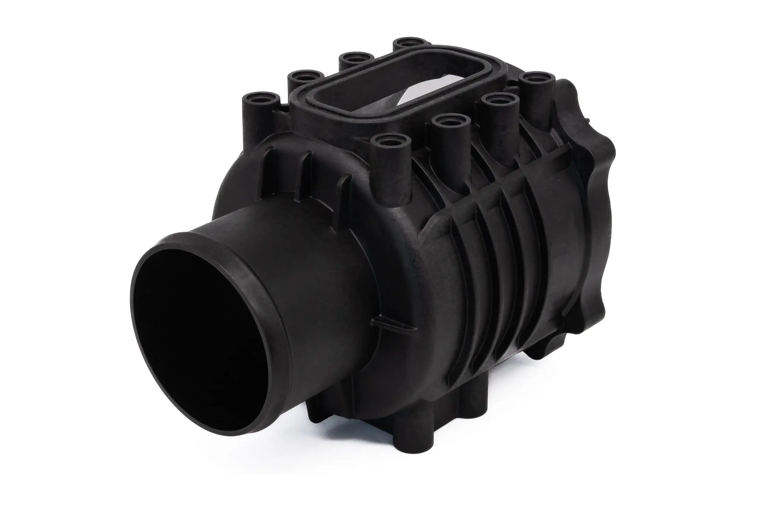 Spritzguss Kleinserien Gehäuse PPS GF10 Flannschutz UL94 V 0 Kleinserienspritzguss